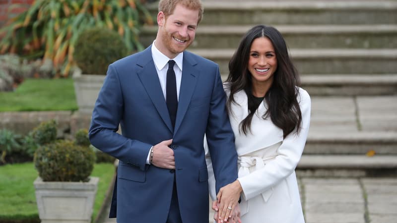 Le prince Harry et son épouse Meghan Markle