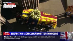 Le cercueil de la reine Elizabeth II quitte l'Écosse, au son des cornemuses