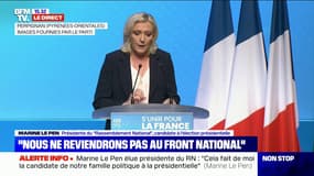 Union européenne: Marine Le Pen espère la "constitution d'un grand groupe européen des partis souverainistes"