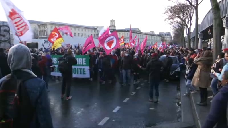 "Zemmour casse-toi, Paris n'est pas à toi": des manifestants défilent contre l'extrême droite à Paris