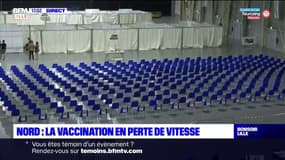 Douai: le centre de vaccination presque désert