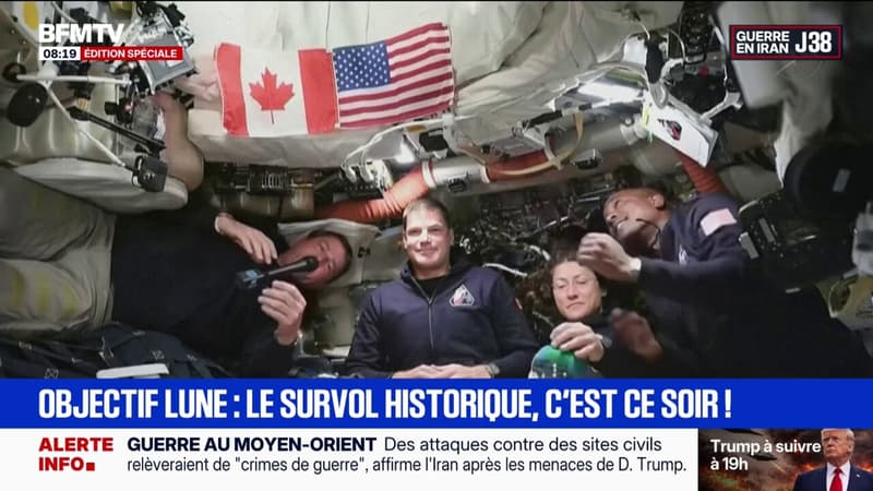 Les quatre astronautes de la mission Artemis 2 vont faire le tour de la lune dans quelques heures, une première depuis 50 an