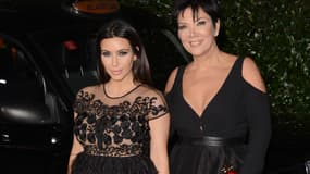 Kim Kardashian et Kris Jenner, le 13 février 2013