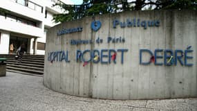 L'entrée de l'hôpital Robert-Debré dans le 19e arrondissement de Paris.