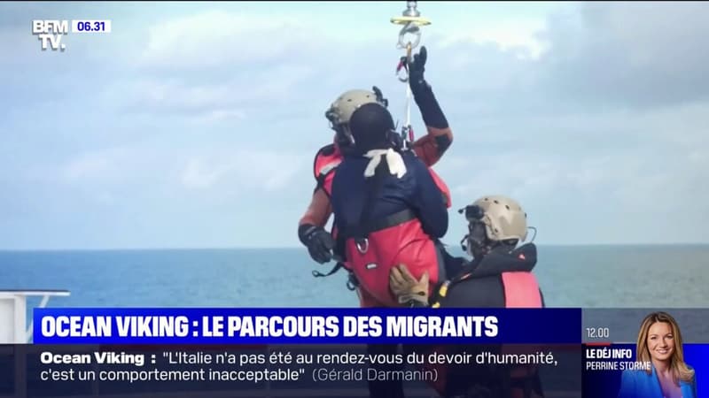 Ocean Viking: le parcours des migrants
