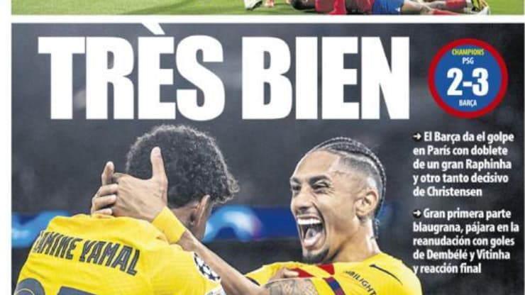 La une de Mundo Deportivo du 11 avril 2024