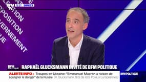 "Je défendrai l'adhésion de l'Ukraine à l'Union européenne" affirme Raphaël Glucksmann, candidat PS-Place Publique aux élections européennes