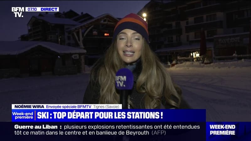 Regarder la vidéo Ski: la station de Tignes prépare à ouvrir ses premières pistes