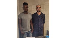 Ibrahim, apprenti-boucher menacé d'expulsion, et Jérôme son maître