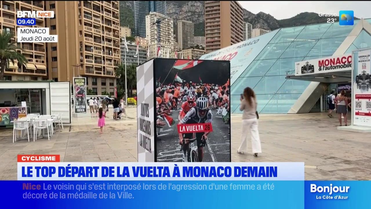 La Principauté aux couleurs de la Vuelta : le grand départ du Tour d’Espagne donné ce samedi