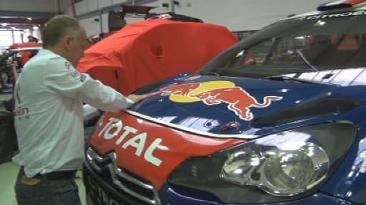 Dans l'usine Citroën du racing, à Versailles.