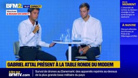 Rentrée du MoDem: Gabriel Attal (EPR) souhaite un "compromis avec le Parti socialiste"