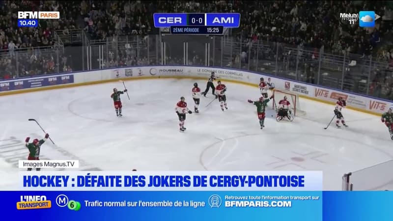 Ligue Magnus: défaite des Jokers de Cergy-Pontoise contre Amiens