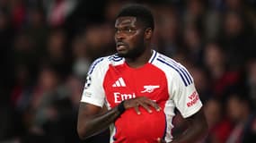 Thomas Partey avec Arsenal le 7 mai 2025