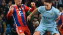 Franck Ribéry à la lutte avec Samir Nasri
