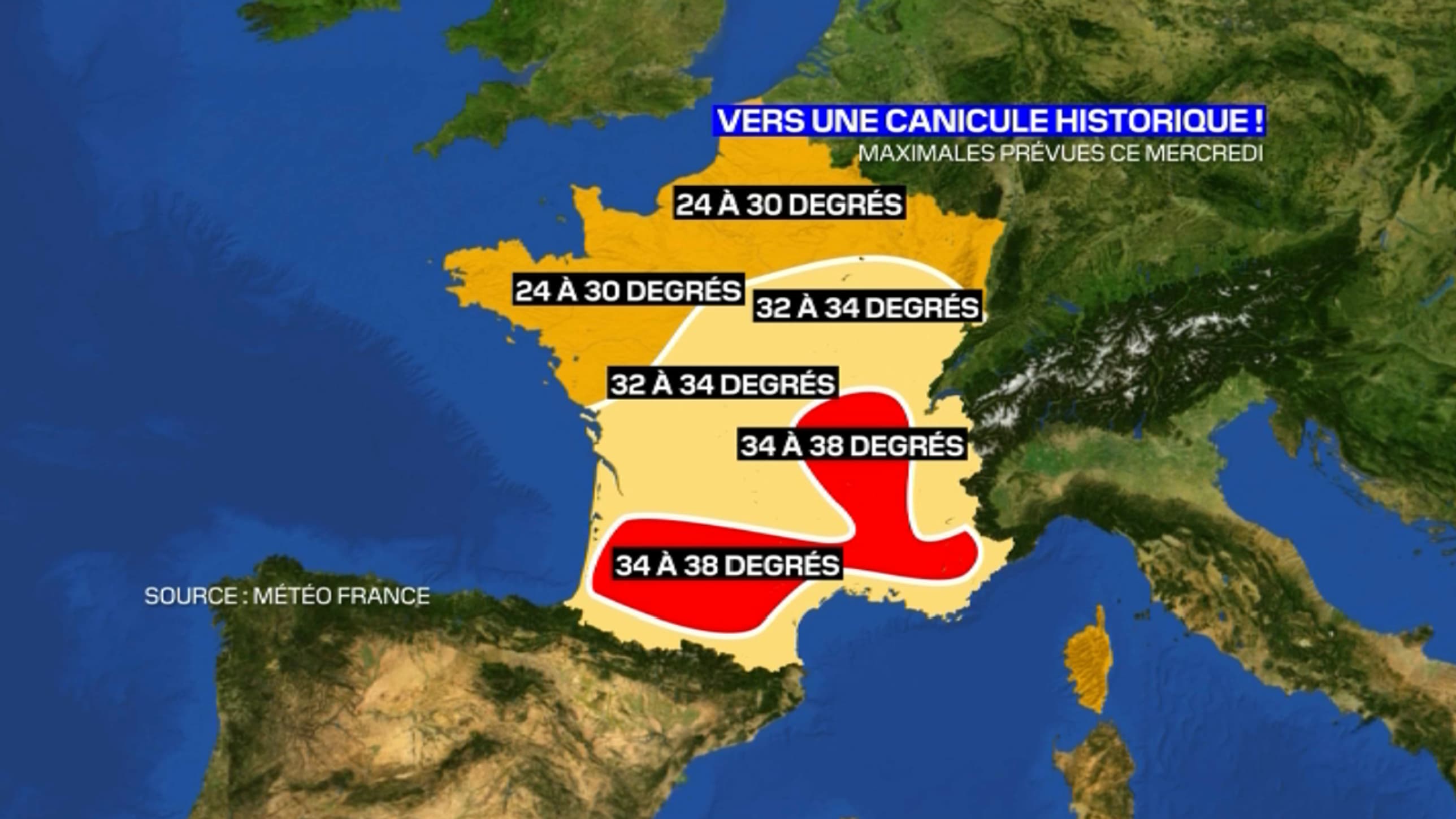 Jusqu'à 40°C: la France va connaître sa canicule la plus précoce depuis ...