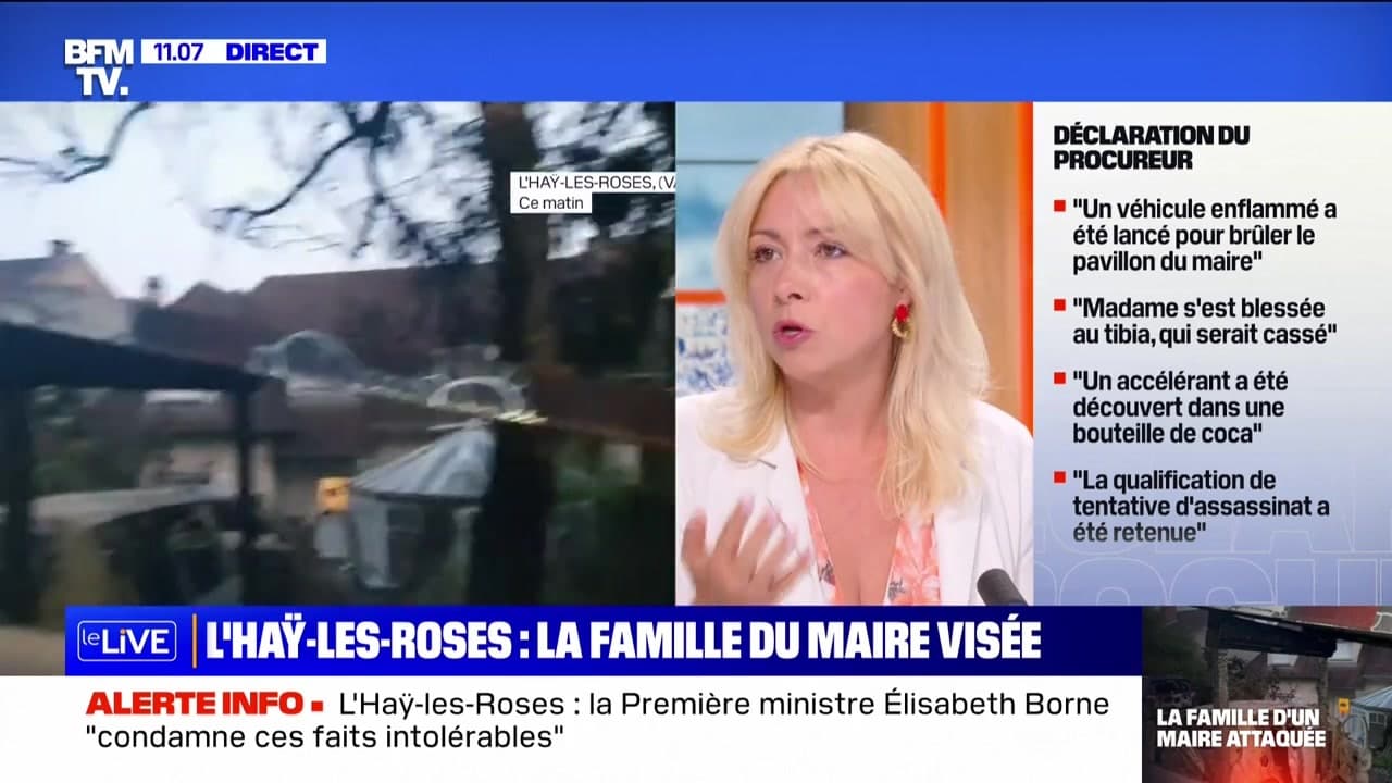 Émeutes attaque au domicile du maire de L'HaÿlesRoses 02/07