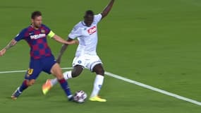 Koulibaly et Messi lors de Barça-Naples