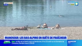 Manosque: les Bas-Alpins et les touristes en quête de fraîcheur 