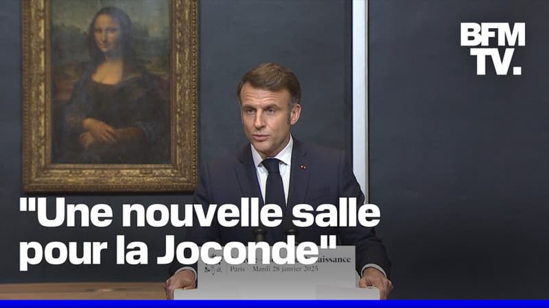 Joconde, nouvelle tarification... Emmanuel Macron annonce un plan de rénovation du Louvre