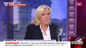 Marine Le Pen: "Il faudra tenter d'éviter que la Russie parte définitivement dans les bras de la Chine"