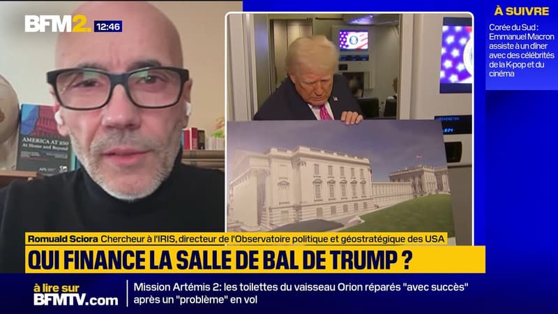 Donateurs, fonds privés: qui finance les travaux de la salle de bal de Donald Trump?
