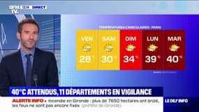 Vague de chaleur: les températures continuent de grimper partout en France, 11 départements en vigilance orange canicule 