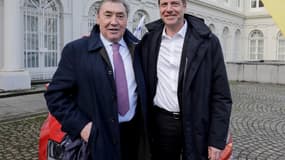 Eddy Merckx et Christian Prudhomme