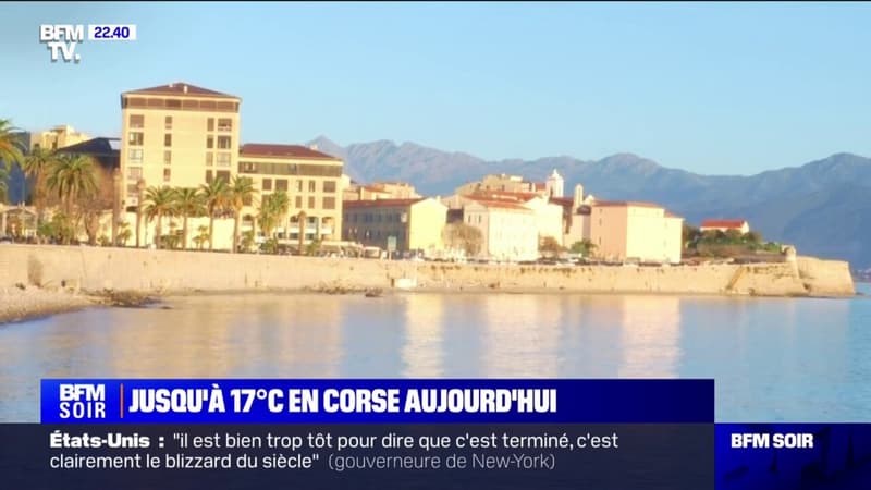 Jusqu'à 17°C en Corse, en plein hiver