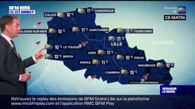 Météo Nord-Pas-de-Calais: une journée sous les averses, jusqu'à 15°C à Lille et 14°C à Calais