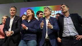 Olivier Faure, Marine Tondelier, Fabien Roussel et François Ruffin le 17 janvier 2023