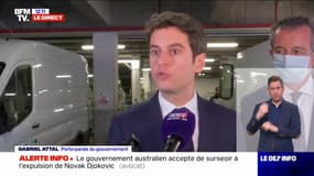 Gabriel Attal: "On a réalisé dans la dernière semaine 1,7 million de tests par jour en moyenne"