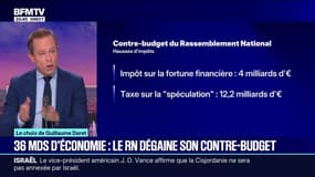 LE CHOIX DE GUILLAUME DARET - 36 milliards d'économie: le RN dégaine son contre-budget