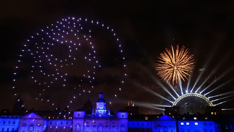Nouvel An 2023: la reine Elizabeth II à l'honneur du feu d'artifice à Londres