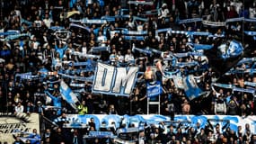 Des supporters de l'OM au stade Vélodrome