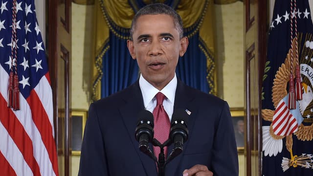 Barack Obama a annoncé des frappes aériennes en Syrie, lors de sa déclaration solennelle mercredi à Washington.