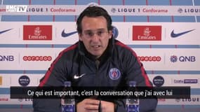 "Triompher", "adaptation", "tranquille", Emery joue la méthode coué pour Neymar, courtisé par le Real
