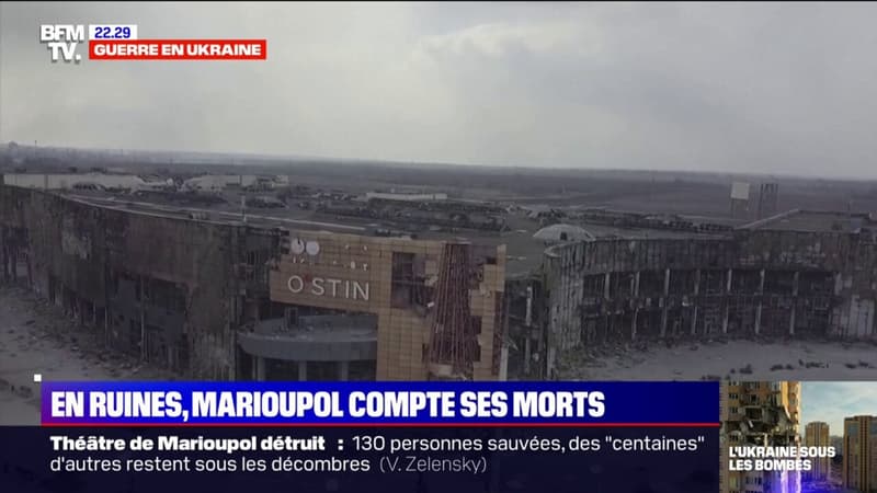 Guerre en Ukraine: la ville de Marioupol presque entièrement détruite