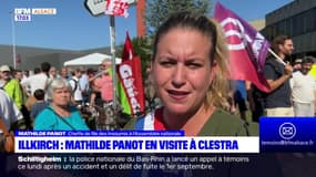 Grève à Clestra: Mathilde Panot au soutien des salariés pour dénoncer "l'inaction de l'État" 