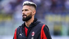 Olivier Giroud avec l'AC Milan, le 16 septembre 2023