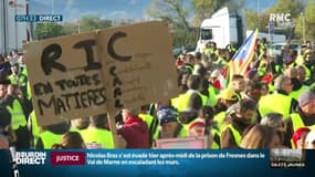 Bernard, "gilet jaune", passera le réveillon sur le péage de Nice: "On sera toujours là!"