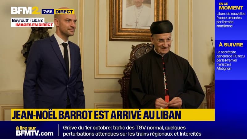 Conflit au Proche-Orient: Jean-Noël Barrot, le ministre français des Affaires étrangères, est au Liban