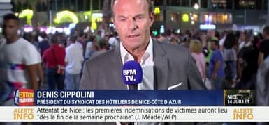 Attentat à Nice: "Il est prématuré de dire qu'il y a une peur de venir dans notre ville", Denis Cippolini