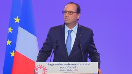 François Hollande a ouvert la troisième conférence sociale de son quinquennat, lundi 7 juillet.