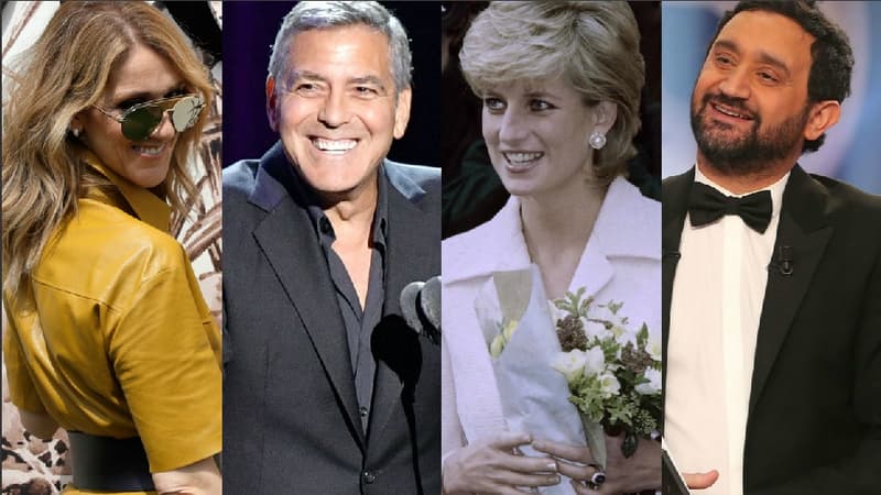 Céline Dion, George Clooney, Lady Di et Cyril Hanouna dans l'actualité de la semaine
