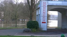 Dans les Yvelines à Meulan, cet hôpital a dû évacuer 86 patients à cause de la crue