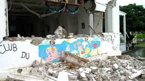 Une maison, abritant un club du troisième âge, détruite le 21 novembre 2004 en Guadeloupe, par un tremblement de terre d'une magnitude de 6,3. (Photo d'illustration)