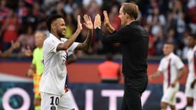 Neymar et Thomas Tuchel