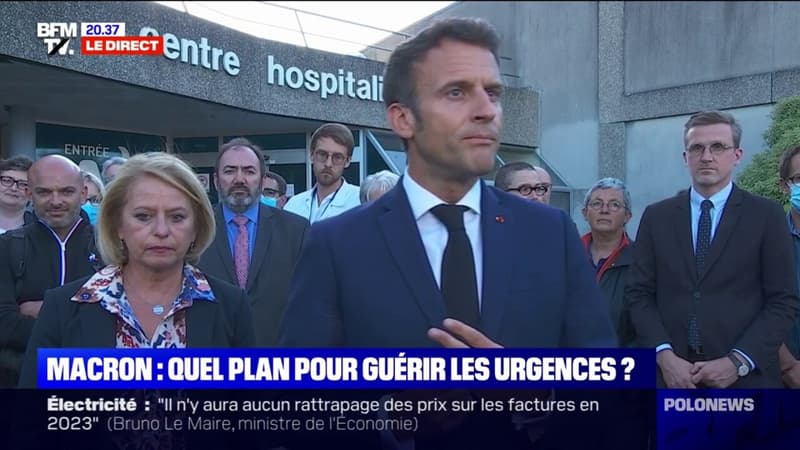Urgences: Emmanuel Macron annonce une mission de 