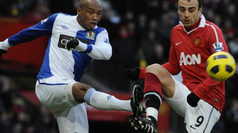 El-Hadji Diouf en duel face à Berbatov